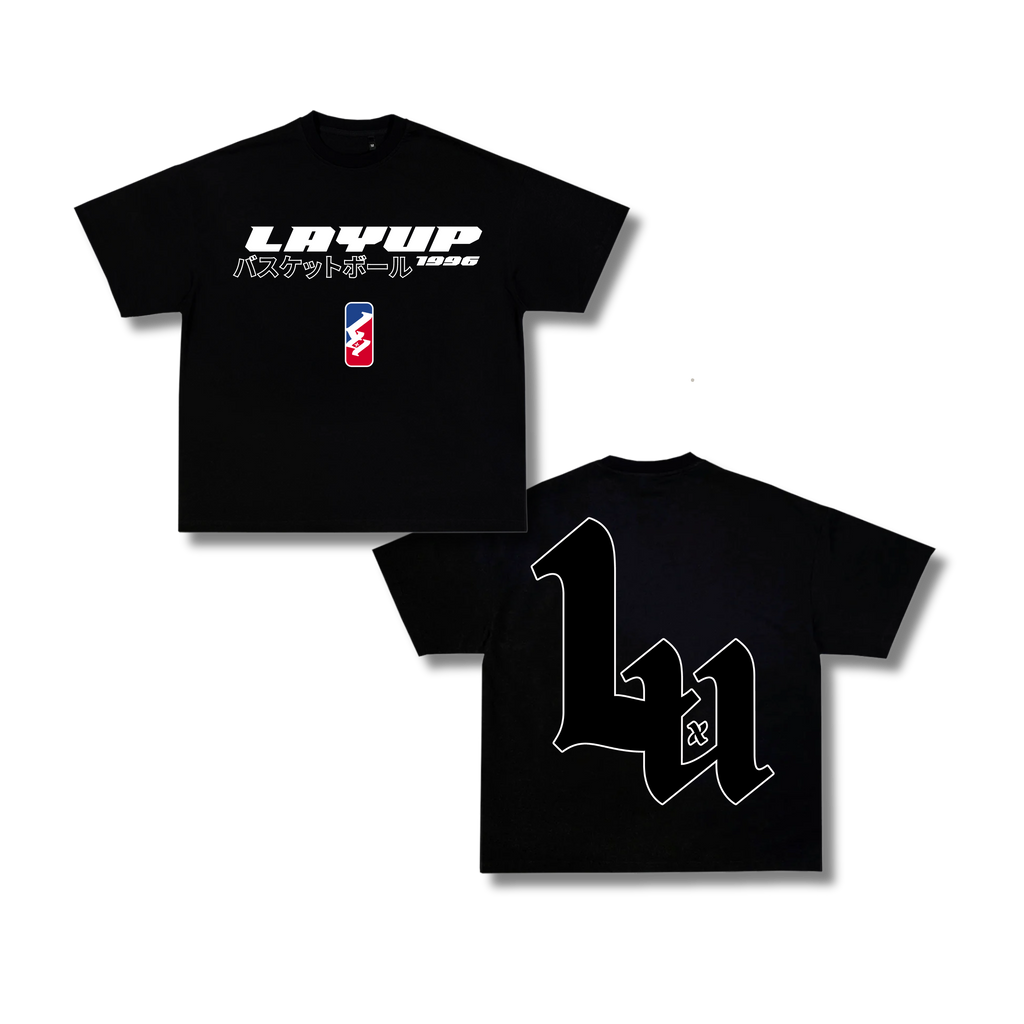 LAYUP JAPANESE BASKETBALL TEE