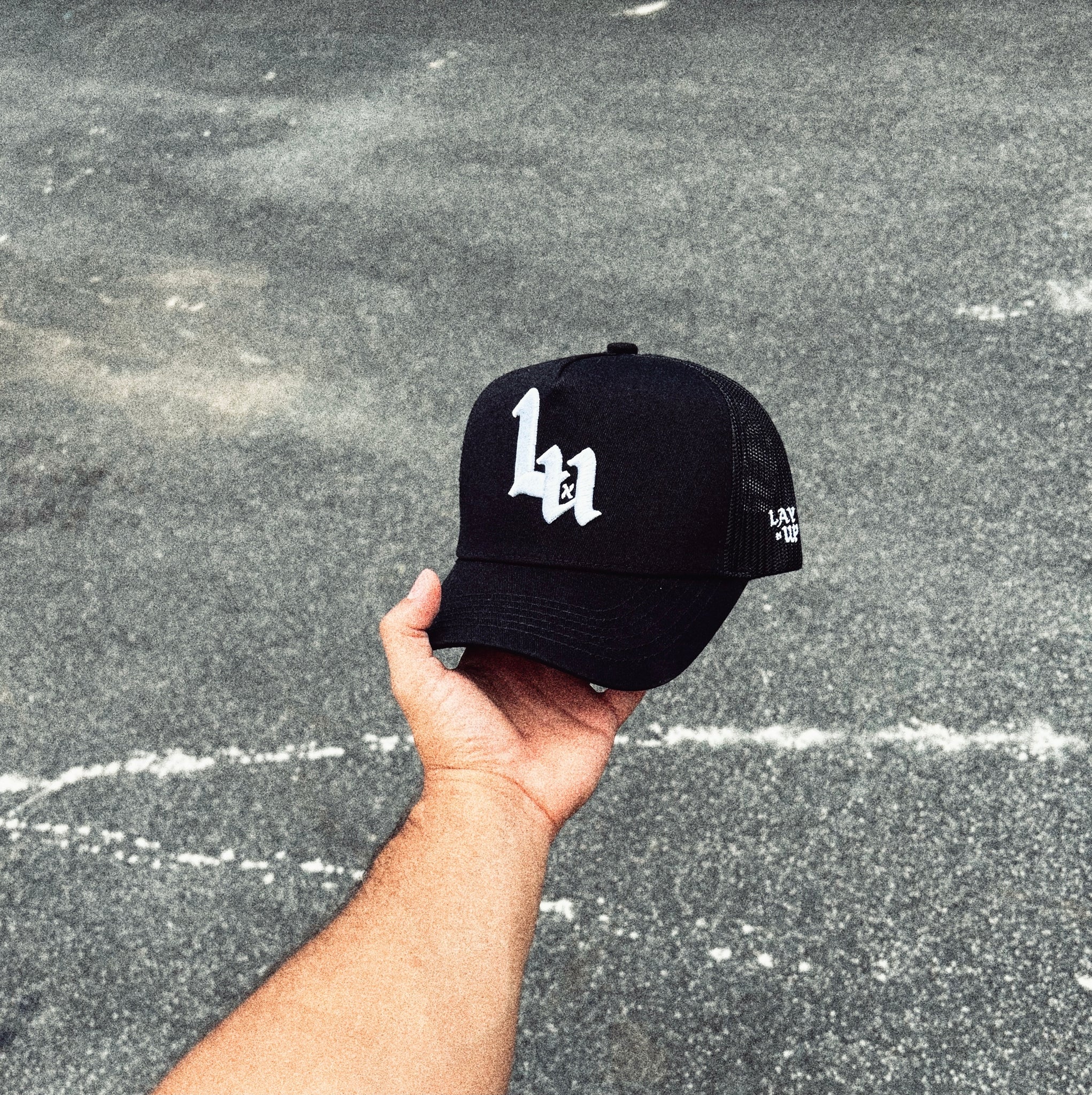 Black Mesh Cap