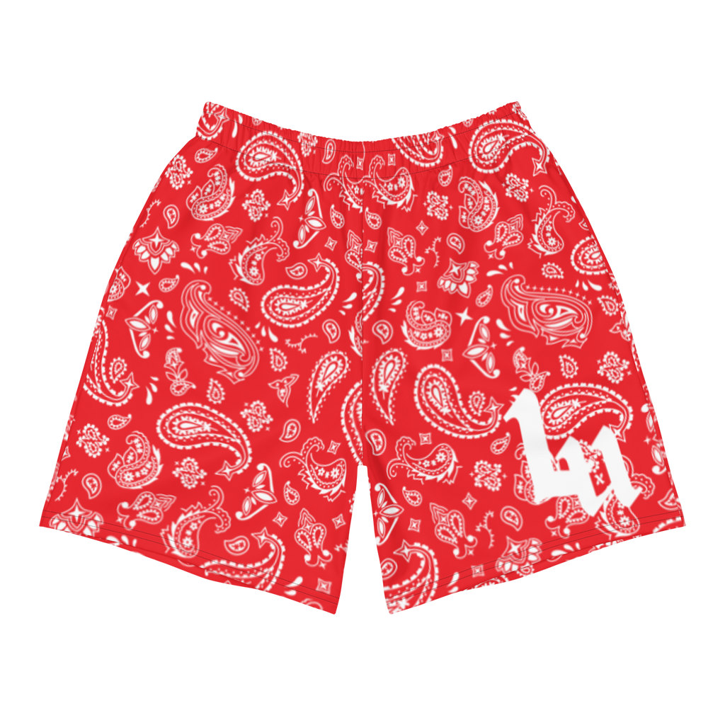 Red Paisley Short