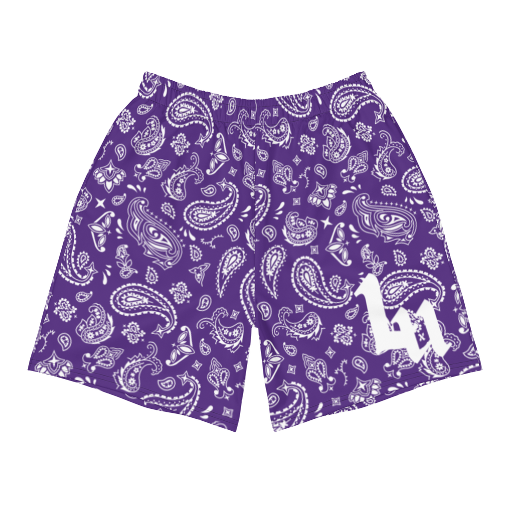 Purple Paisley Short