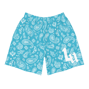 Blue Paisley Short