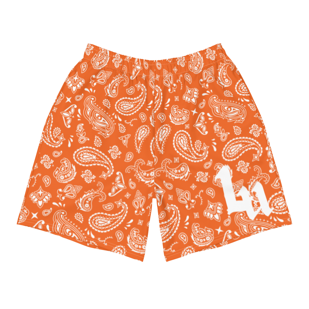 Orange Paisley Short