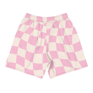 Pink Checkers Short