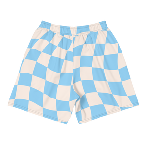 Blue Checkers Short