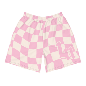 Pink Checkers Short